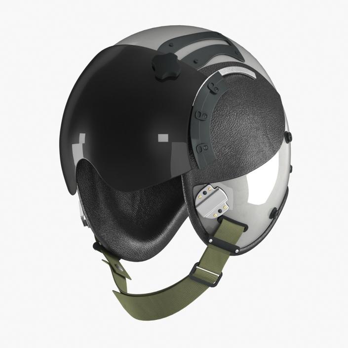 3D Military Pilot Helmet 2 model