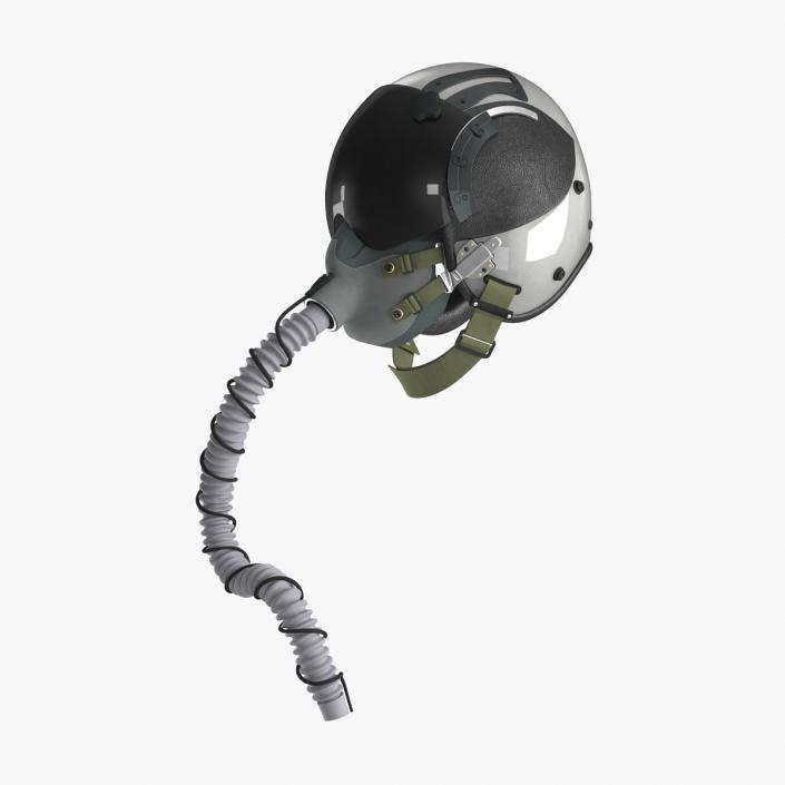 US Military Pilot Helmet 3D model