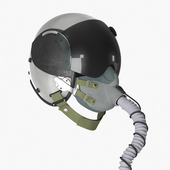 US Military Pilot Helmet 3D model