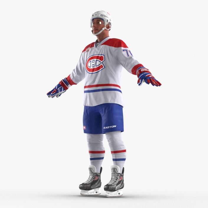 Hockey Player Montreal Canadiens 3D