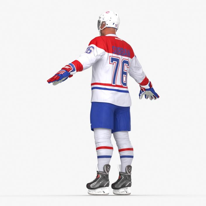 Hockey Player Montreal Canadiens 3D