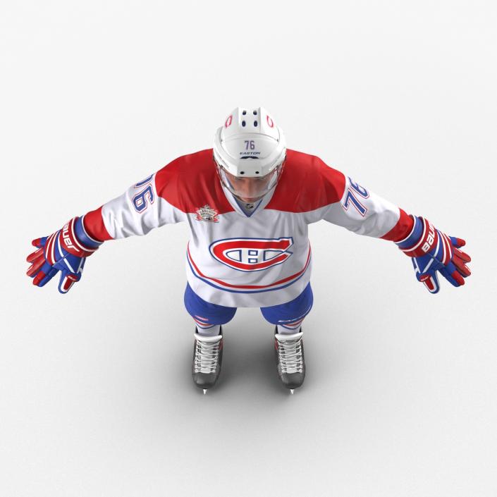 Hockey Player Montreal Canadiens 3D