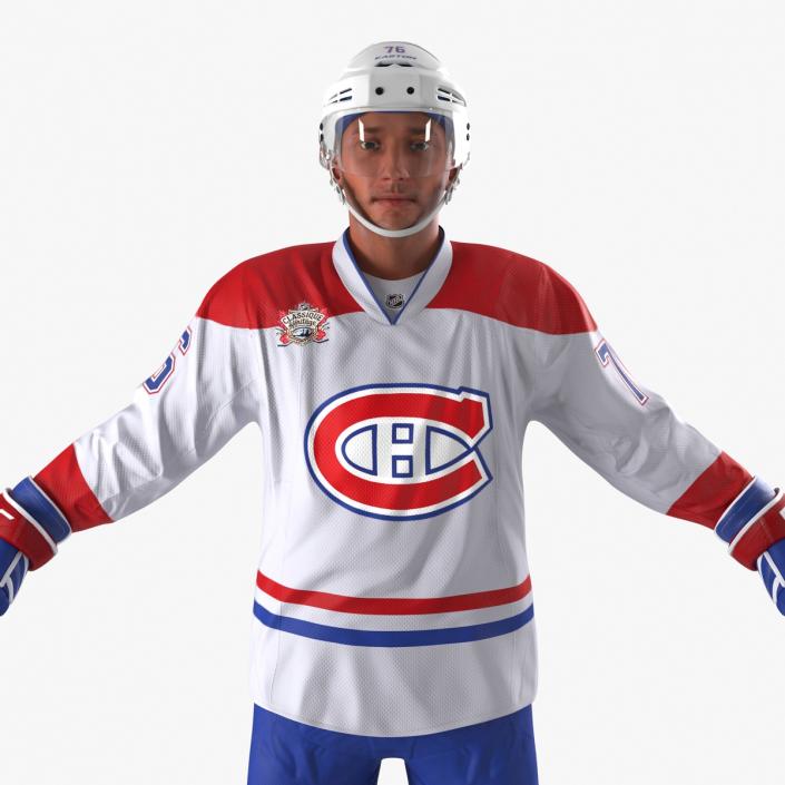 Hockey Player Montreal Canadiens 3D