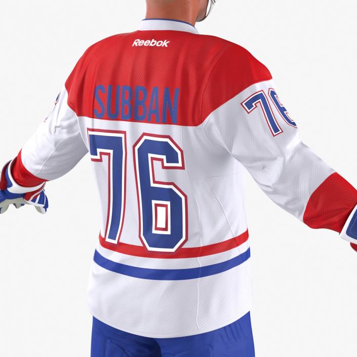 Hockey Player Montreal Canadiens 3D