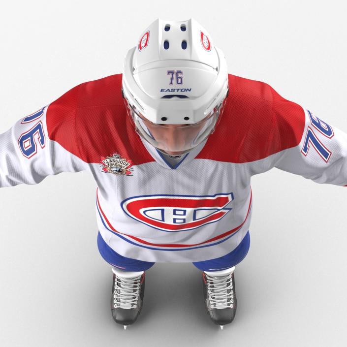 Hockey Player Montreal Canadiens 3D