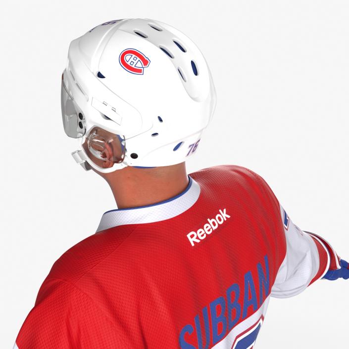 Hockey Player Montreal Canadiens 3D