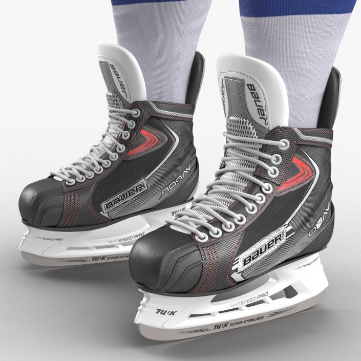 Hockey Player Montreal Canadiens Rigged 3D model