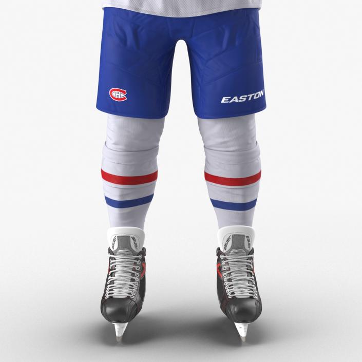 Hockey Player Montreal Canadiens Rigged 3D model