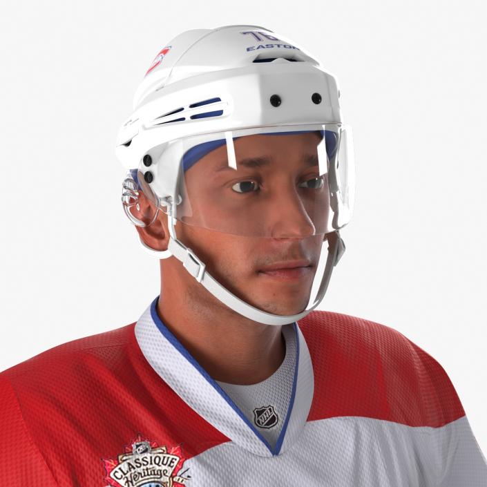 Hockey Player Montreal Canadiens Rigged 3D model