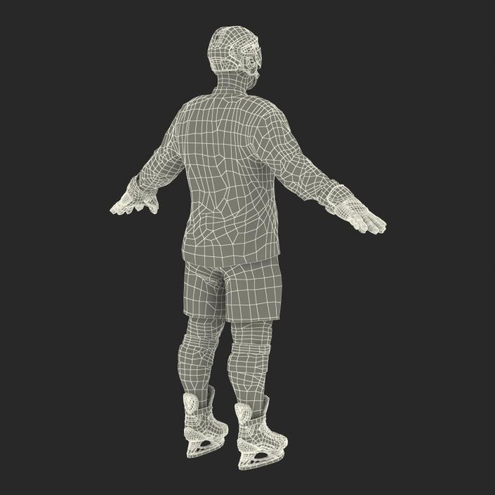 Hockey Player Montreal Canadiens Rigged 3D model