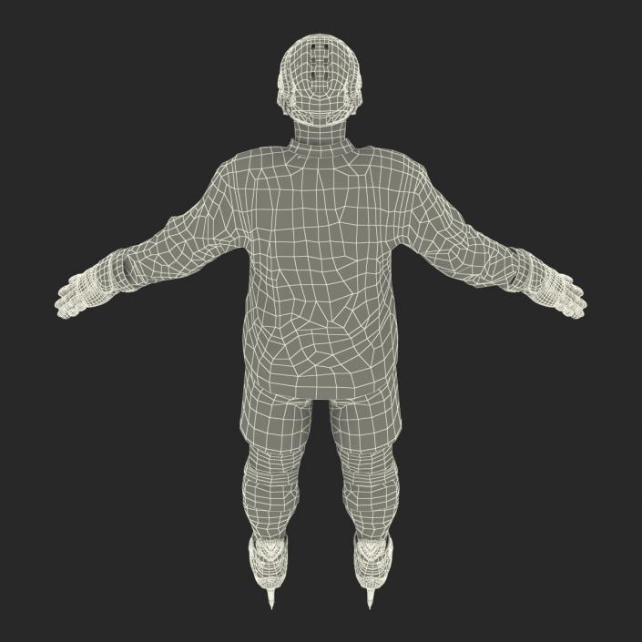 Hockey Player Montreal Canadiens Rigged 3D model