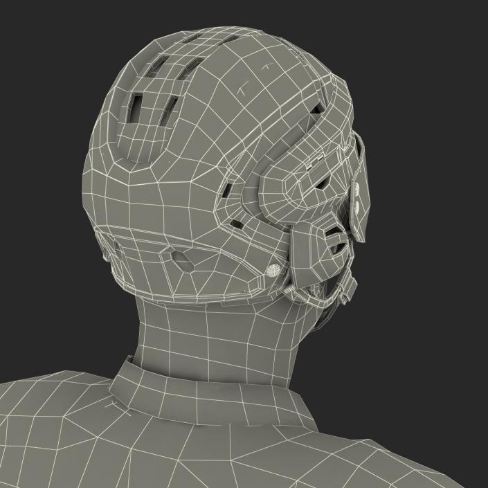 Hockey Player Montreal Canadiens Rigged 3D model