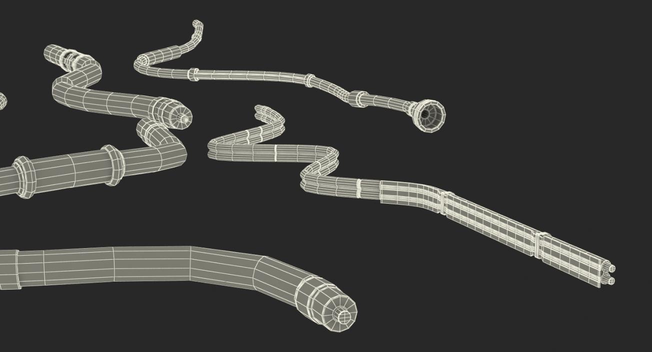 3D Industrial Cables Set