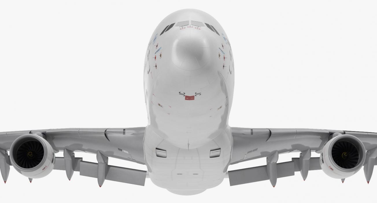 Airbus A380-1000 Air France Rigged 3D model