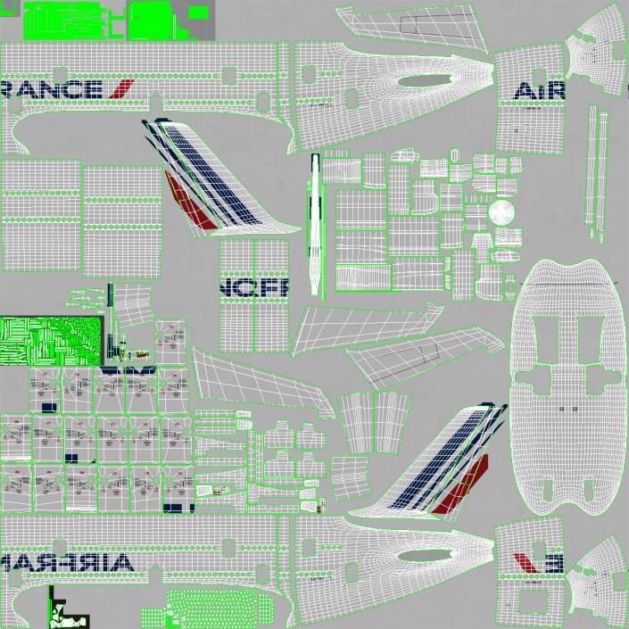 3D Airbus A380-1000 Lufthansa Rigged model