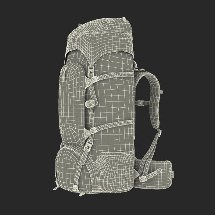 Large Camping Backpack 3D