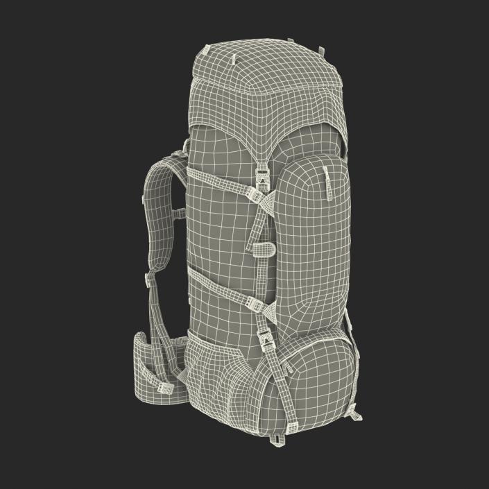 Large Camping Backpack 3D