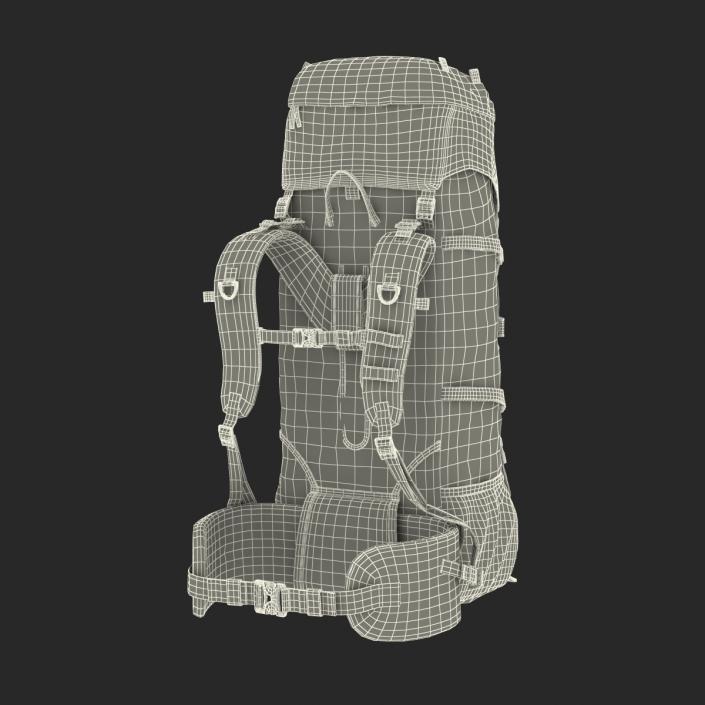 Large Camping Backpack 3D