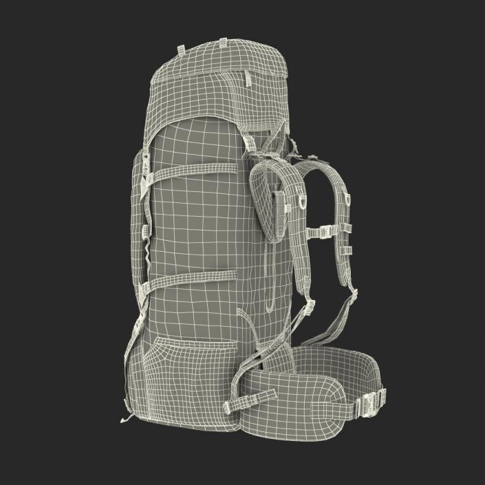 Large Camping Backpack 3D