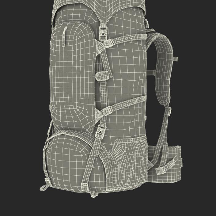 Large Camping Backpack 3D