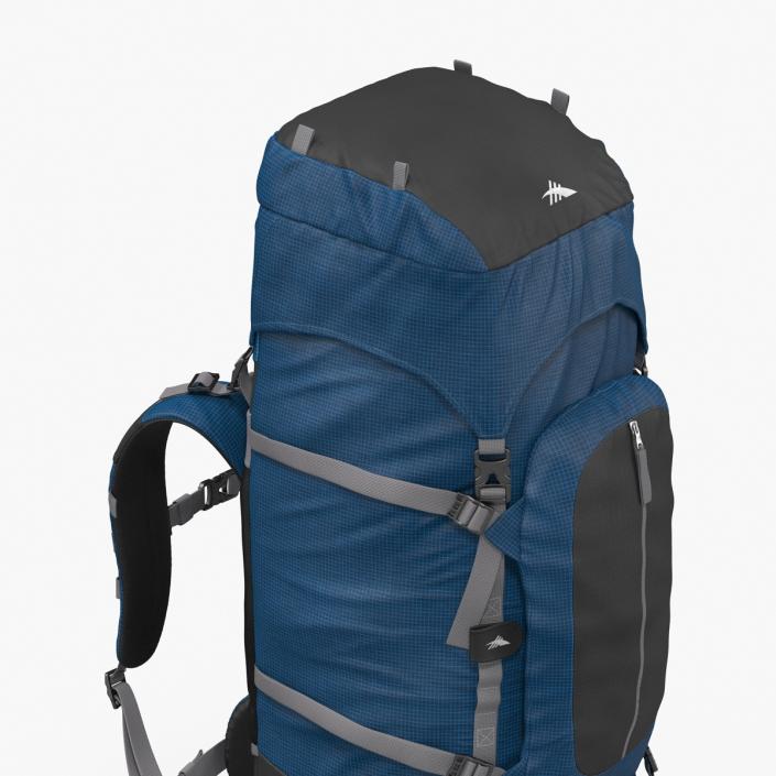 Large Camping Backpack 3D