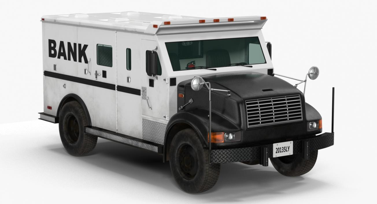 3D Bank Armored Car 2 model