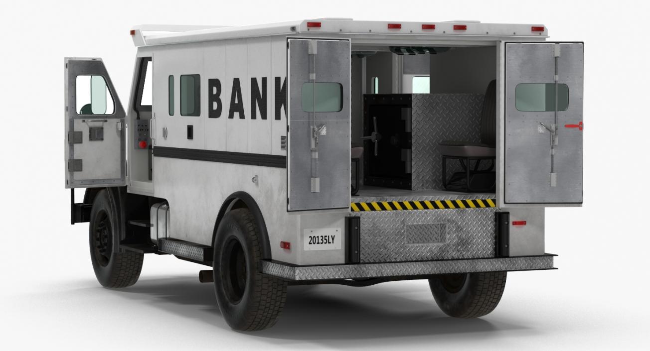 3D Bank Armored Car 2 model