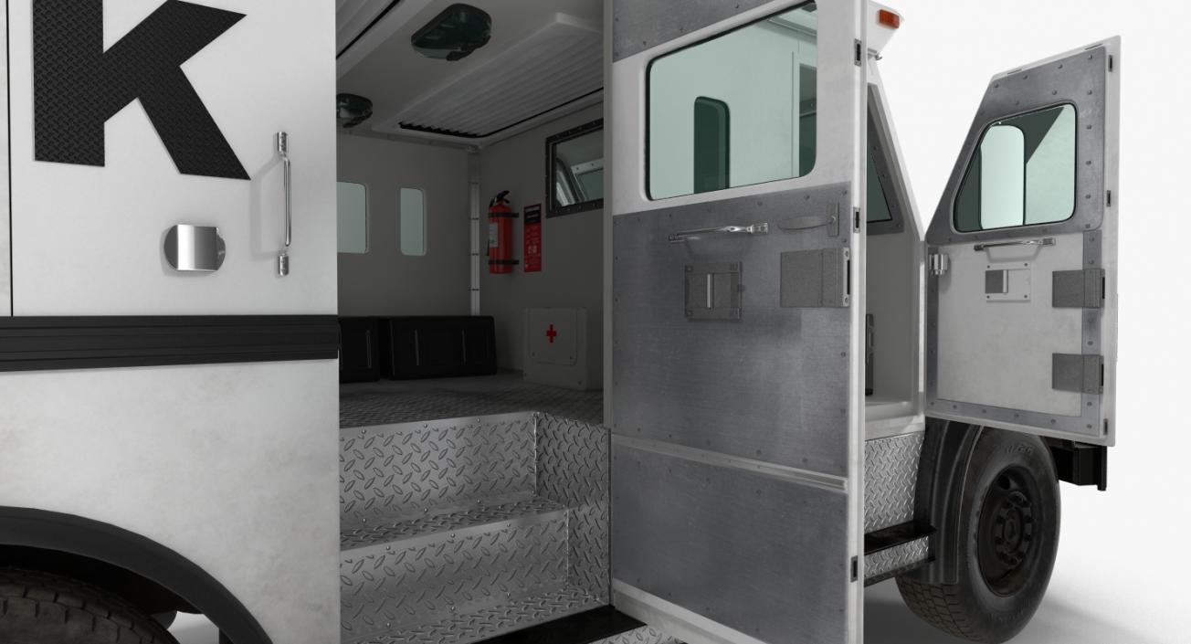 3D Bank Armored Car 2 model