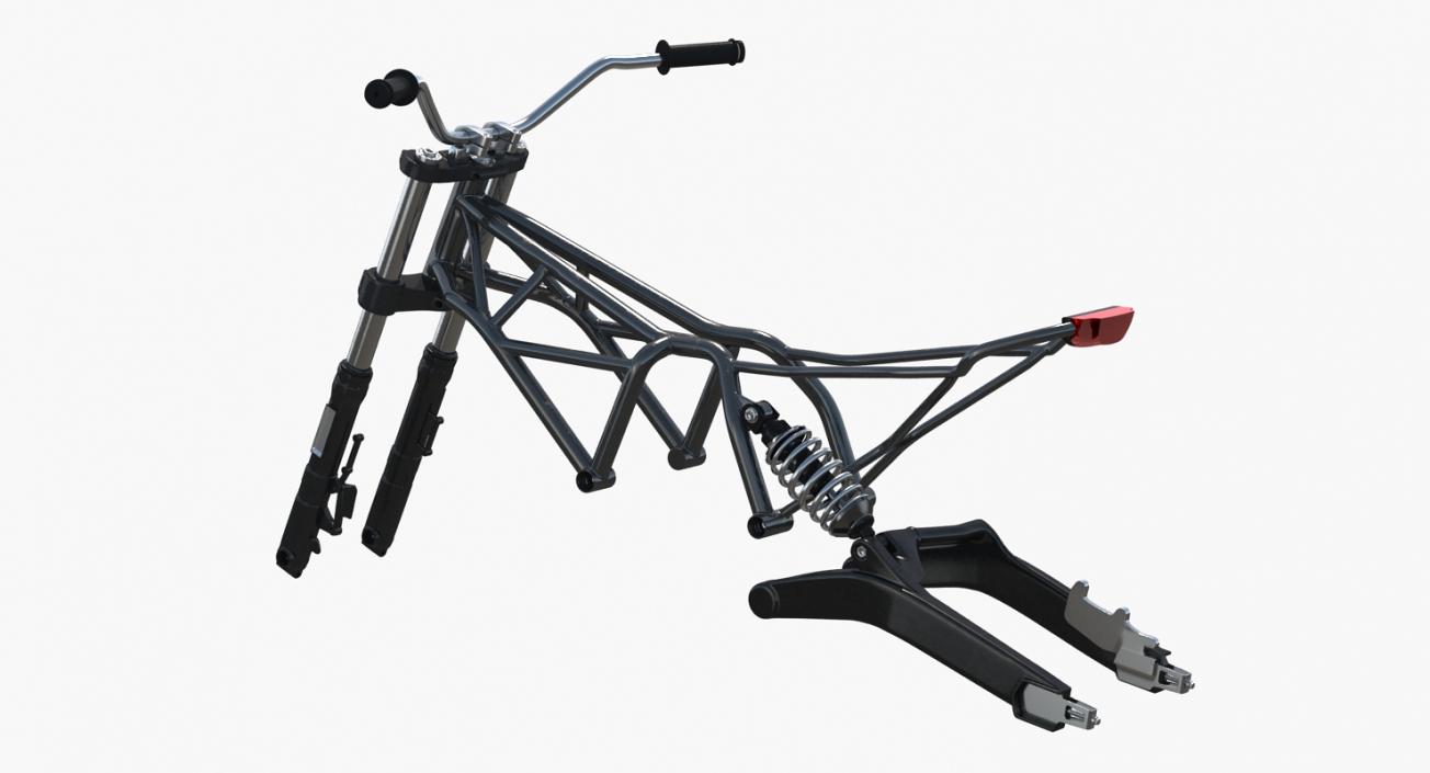 3D Motorcycle Frame