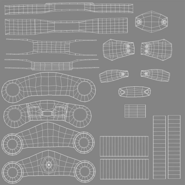 3D Motorcycle Frame