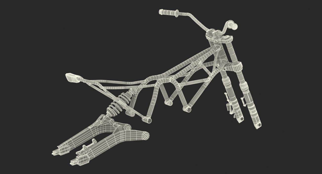 3D Motorcycle Frame