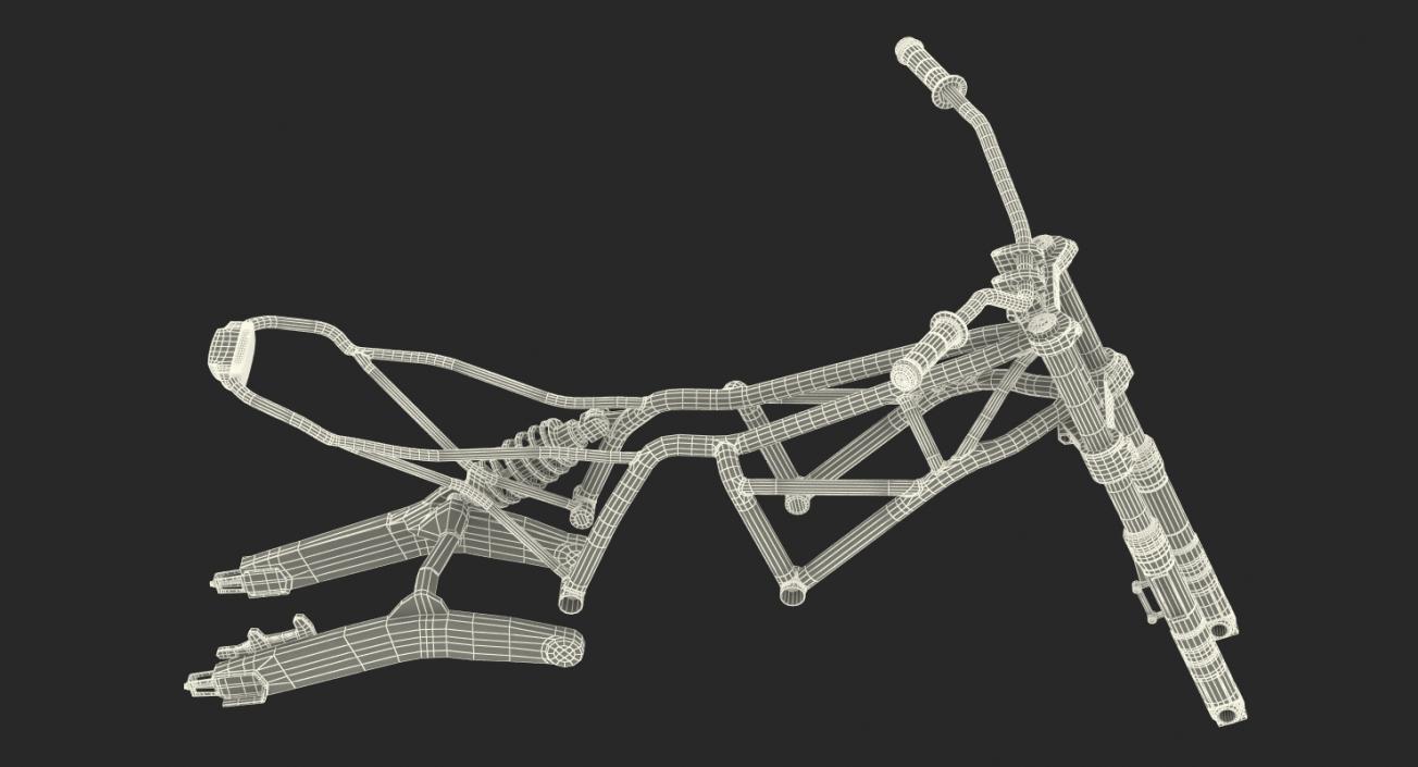 3D Motorcycle Frame