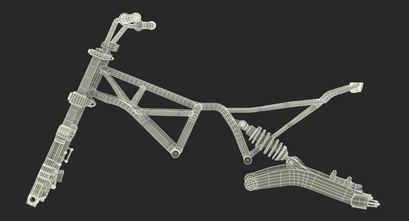 3D Motorcycle Frame