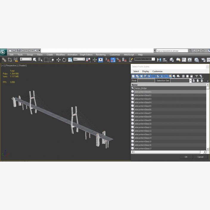 Nanpu Bridge 2 3D model