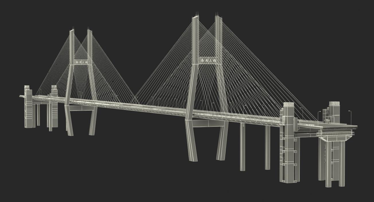 Nanpu Bridge 2 3D model