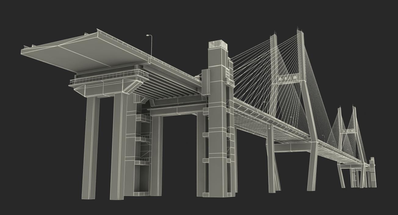 Nanpu Bridge 2 3D model