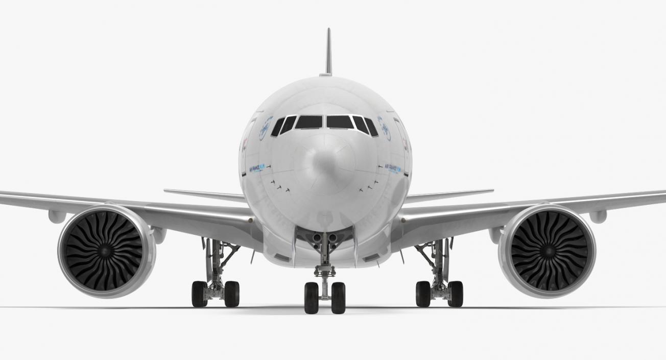 Boeing 777 8x Air France 3D model