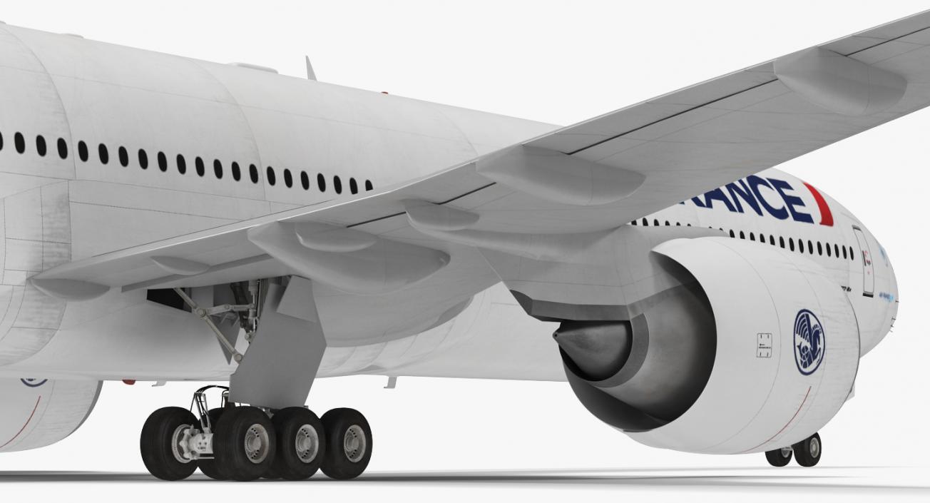 Boeing 777 8x Air France 3D model