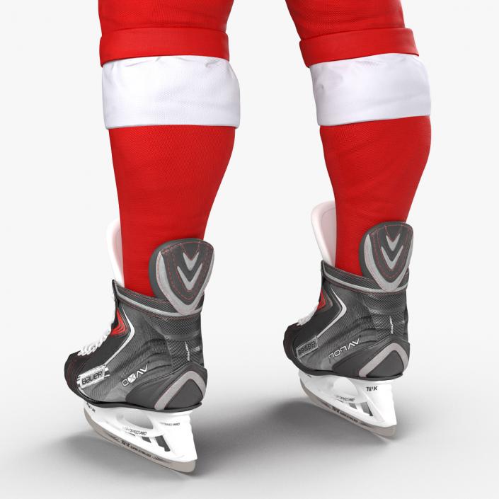 3D Hockey Player Detroit Red Wings