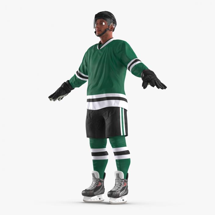 3D Hockey Player Generic