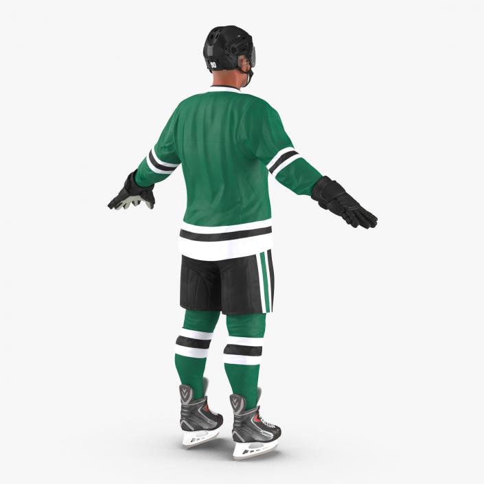 3D Hockey Player Generic