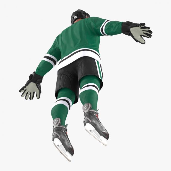 3D Hockey Player Generic