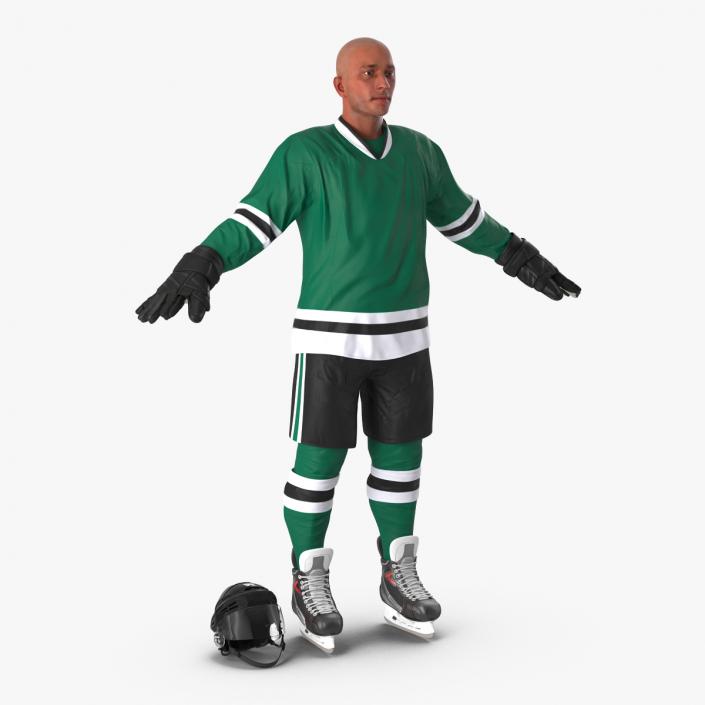 3D Hockey Player Generic