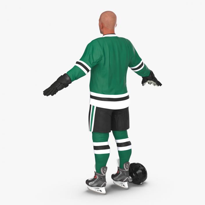 3D Hockey Player Generic