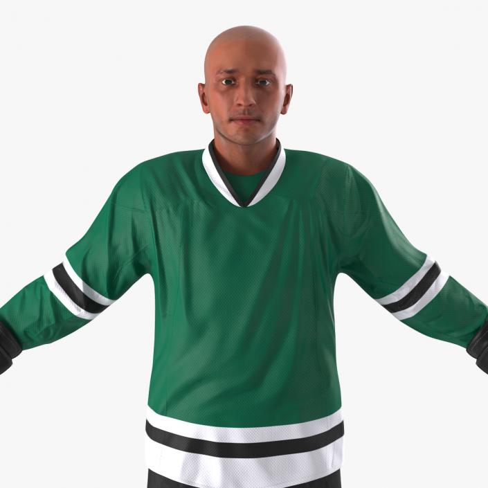 3D Hockey Player Generic