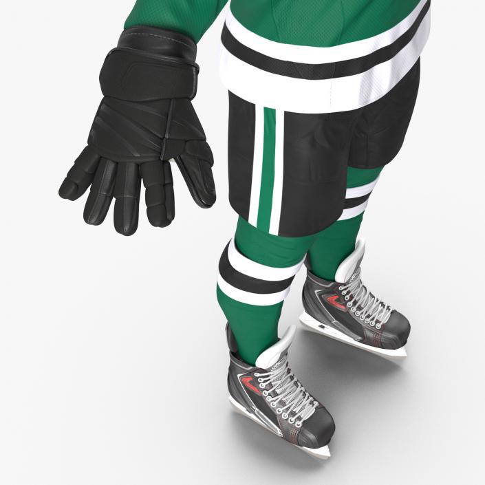 3D Hockey Player Generic