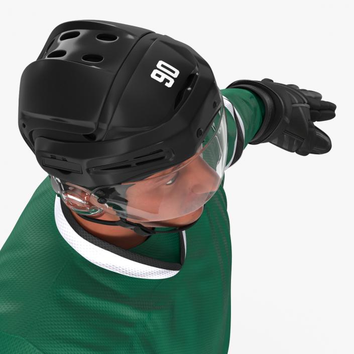 3D Hockey Player Generic