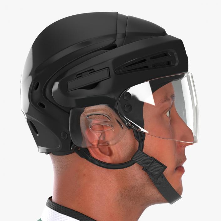 3D Hockey Player Generic