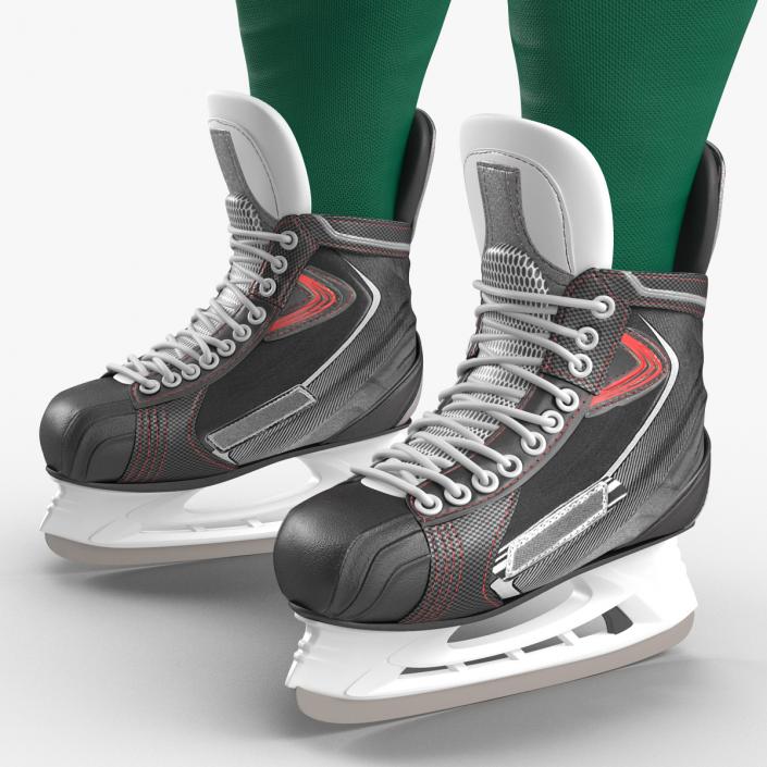 3D Hockey Player Generic