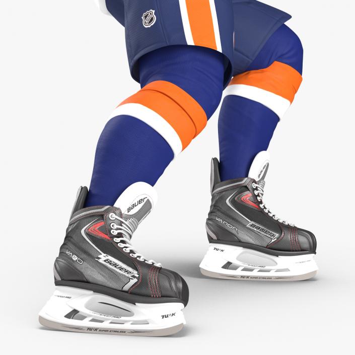 3D model Hockey Player Islanders Rigged